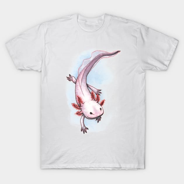 AXOLOTL T-Shirt by PaperTigress